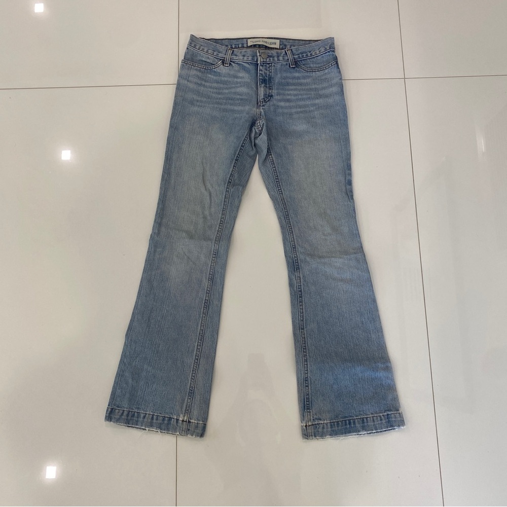 Low Rise Authentic Y2K Bootcut GAP Faded Denim Wash Jeans